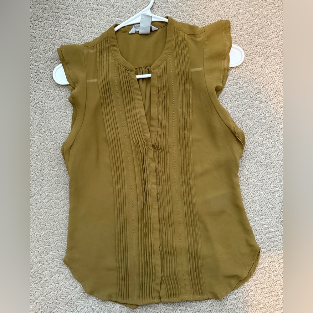Olive Green Sleeveless Women's Top H&M